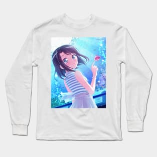 Okusawa Misaki - The Michelle-Eyed Fish Long Sleeve T-Shirt